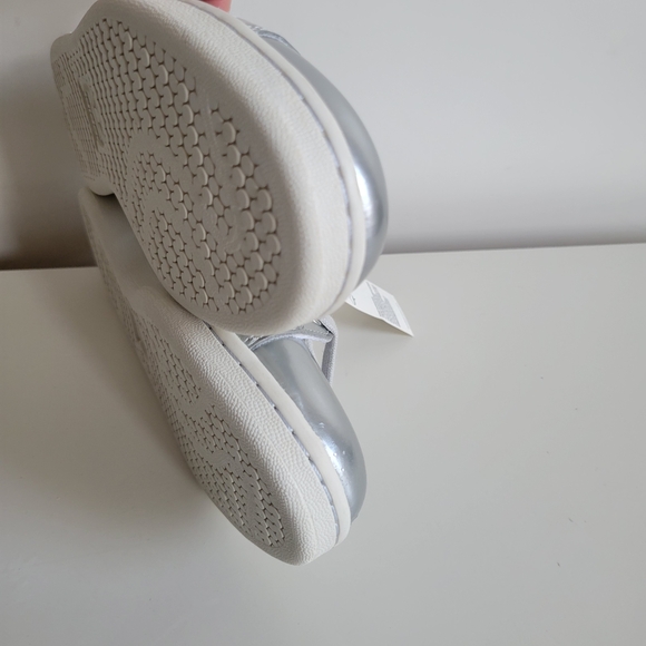 Adidas Stan Smith Silver Metallic Low Top Sneakers Women's Size US8.5 FW5477 - Picture 11 of 14